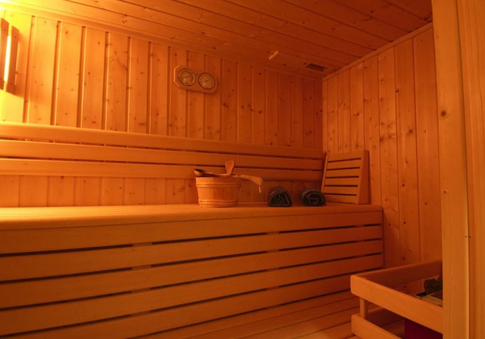 sauna la moraine du lac